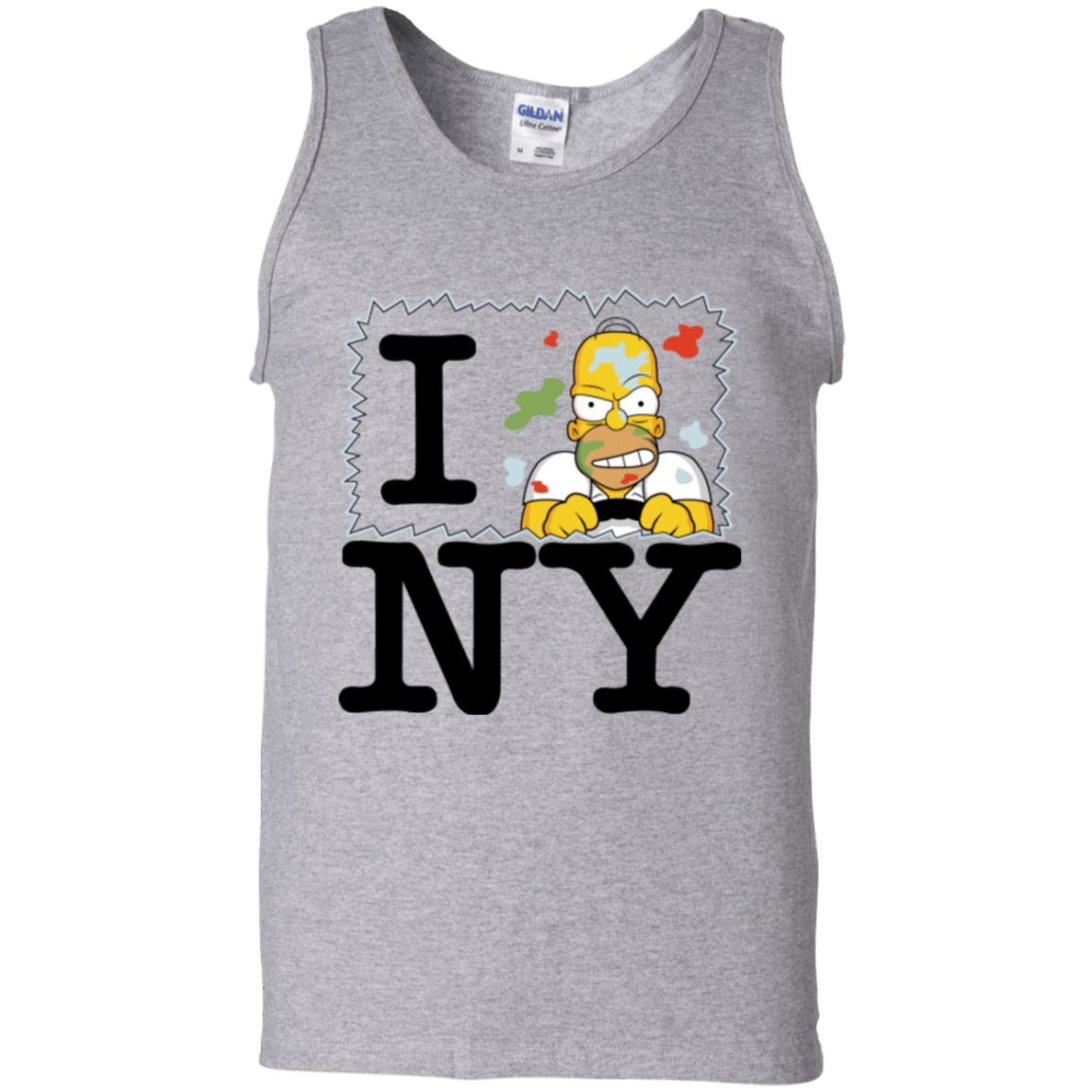 T-Shirts Sport Grey / S I Hate NY Men's Tank Top