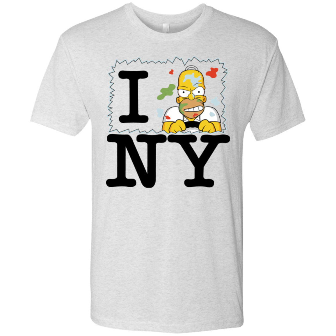 T-Shirts Heather White / S I Hate NY Men's Triblend T-Shirt