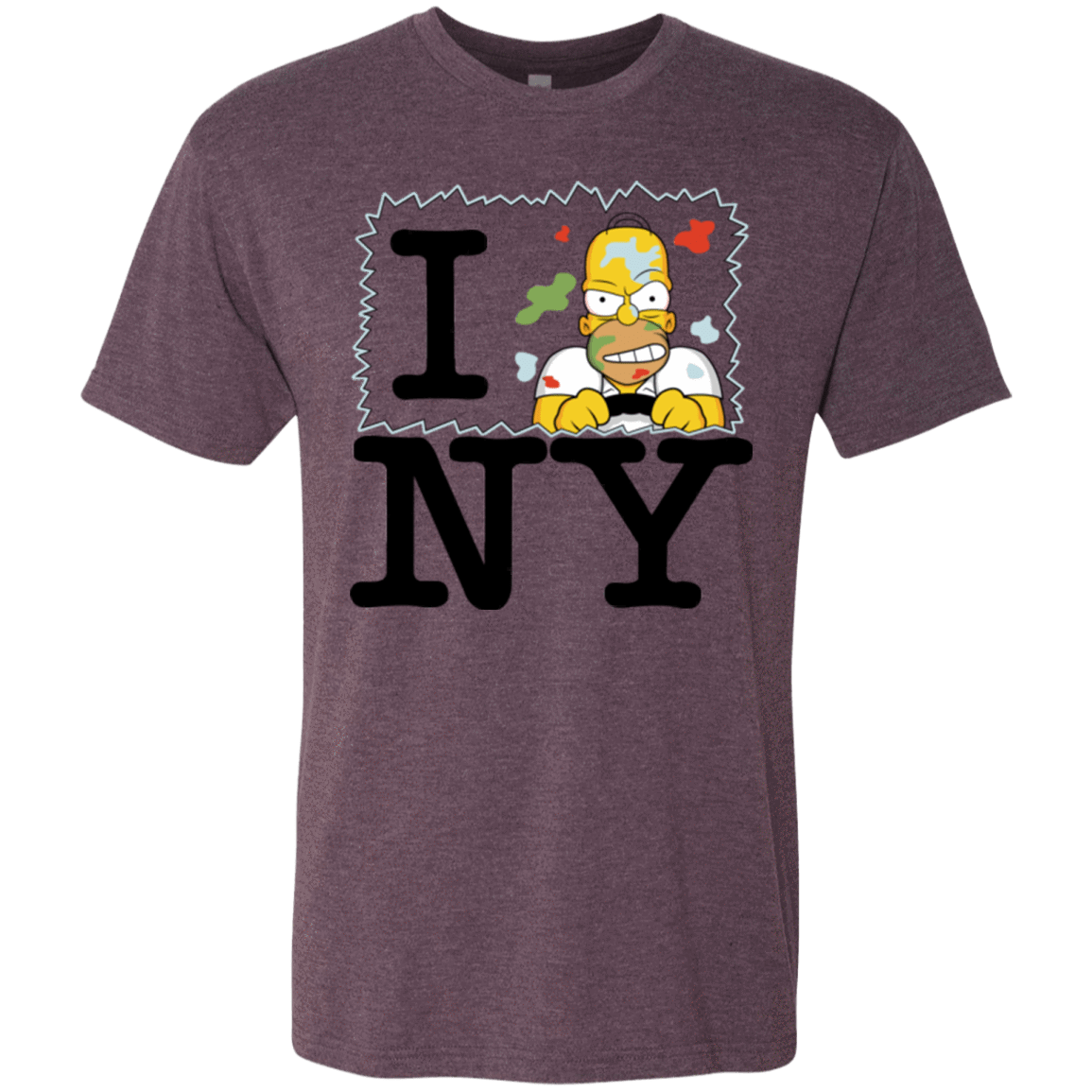T-Shirts Vintage Purple / S I Hate NY Men's Triblend T-Shirt