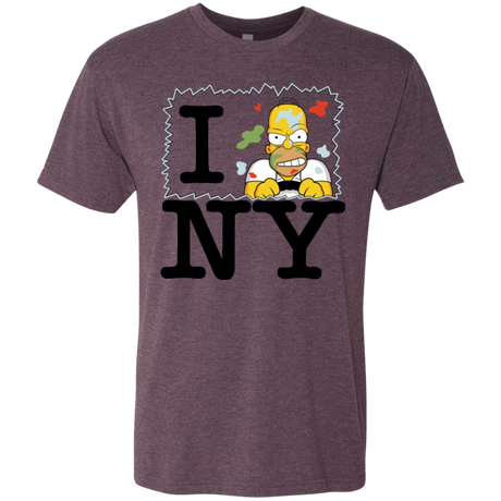 T-Shirts Vintage Purple / S I Hate NY Men's Triblend T-Shirt