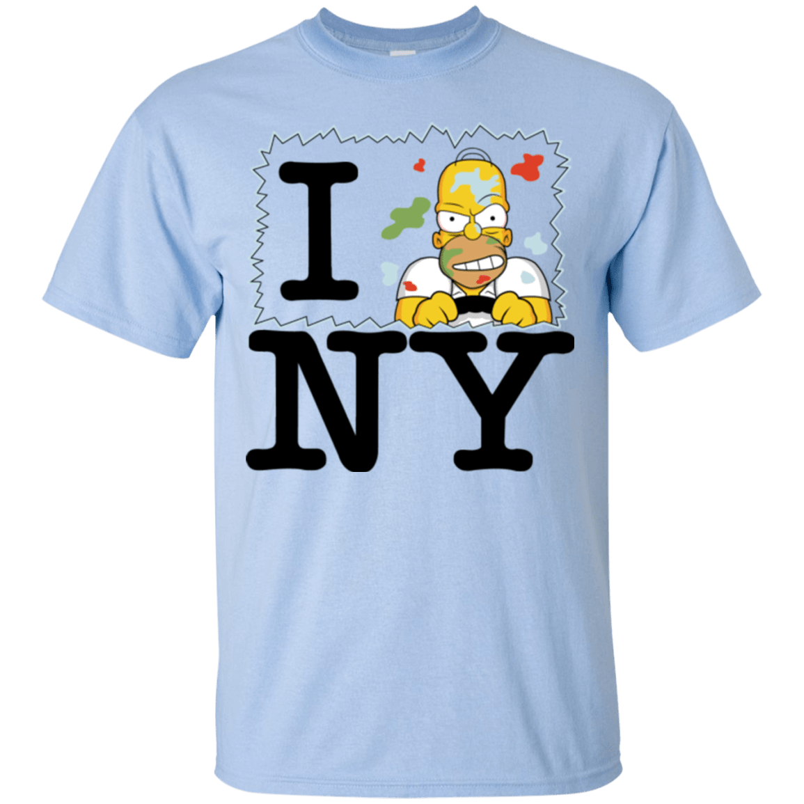 T-Shirts Light Blue / S I Hate NY T-Shirt