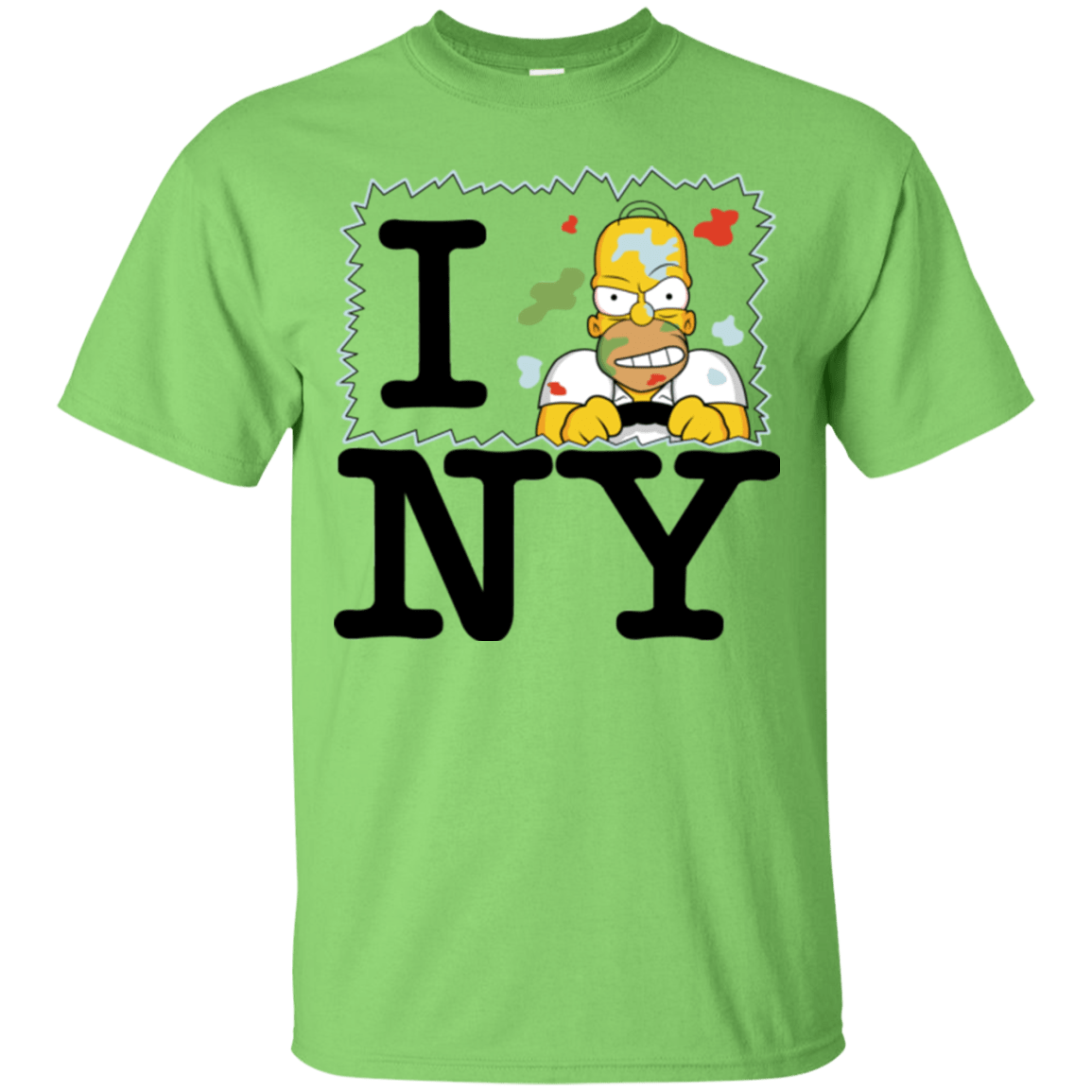 T-Shirts Lime / S I Hate NY T-Shirt