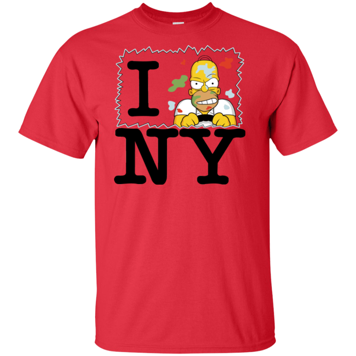 T-Shirts Red / XLT I Hate NY Tall T-Shirt