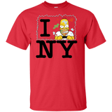 T-Shirts Red / XLT I Hate NY Tall T-Shirt