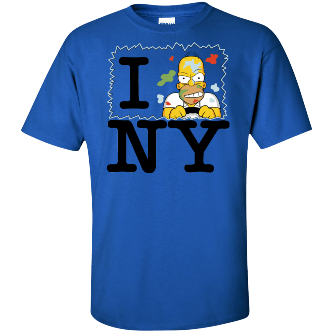 T-Shirts Royal / XLT I Hate NY Tall T-Shirt