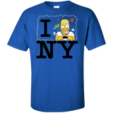 T-Shirts Royal / XLT I Hate NY Tall T-Shirt