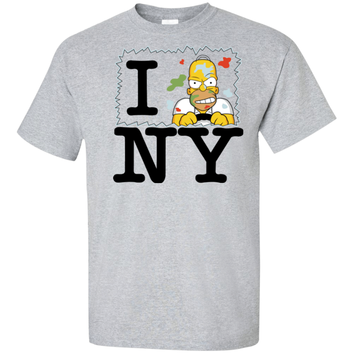 T-Shirts Sport Grey / XLT I Hate NY Tall T-Shirt