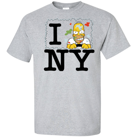 T-Shirts Sport Grey / XLT I Hate NY Tall T-Shirt