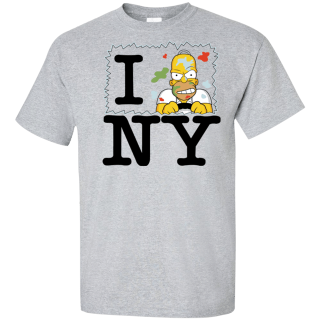 T-Shirts Sport Grey / XLT I Hate NY Tall T-Shirt