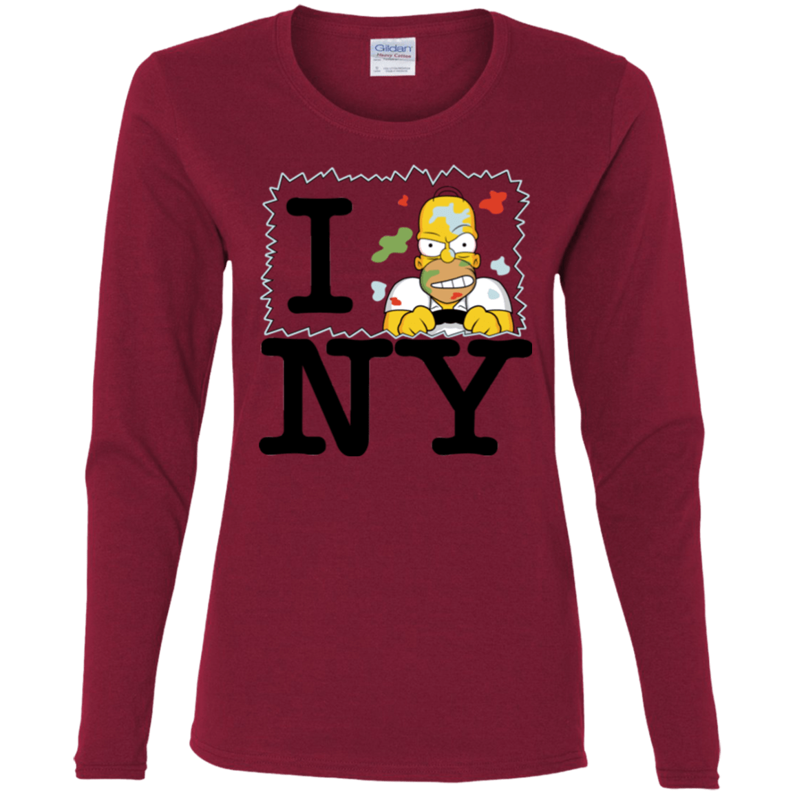 T-Shirts Cardinal / S I Hate NY Women's Long Sleeve T-Shirt