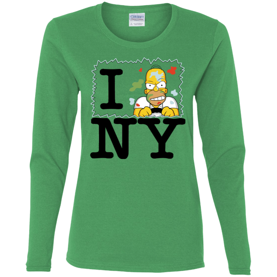 T-Shirts Irish Green / S I Hate NY Women's Long Sleeve T-Shirt