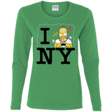 T-Shirts Irish Green / S I Hate NY Women's Long Sleeve T-Shirt