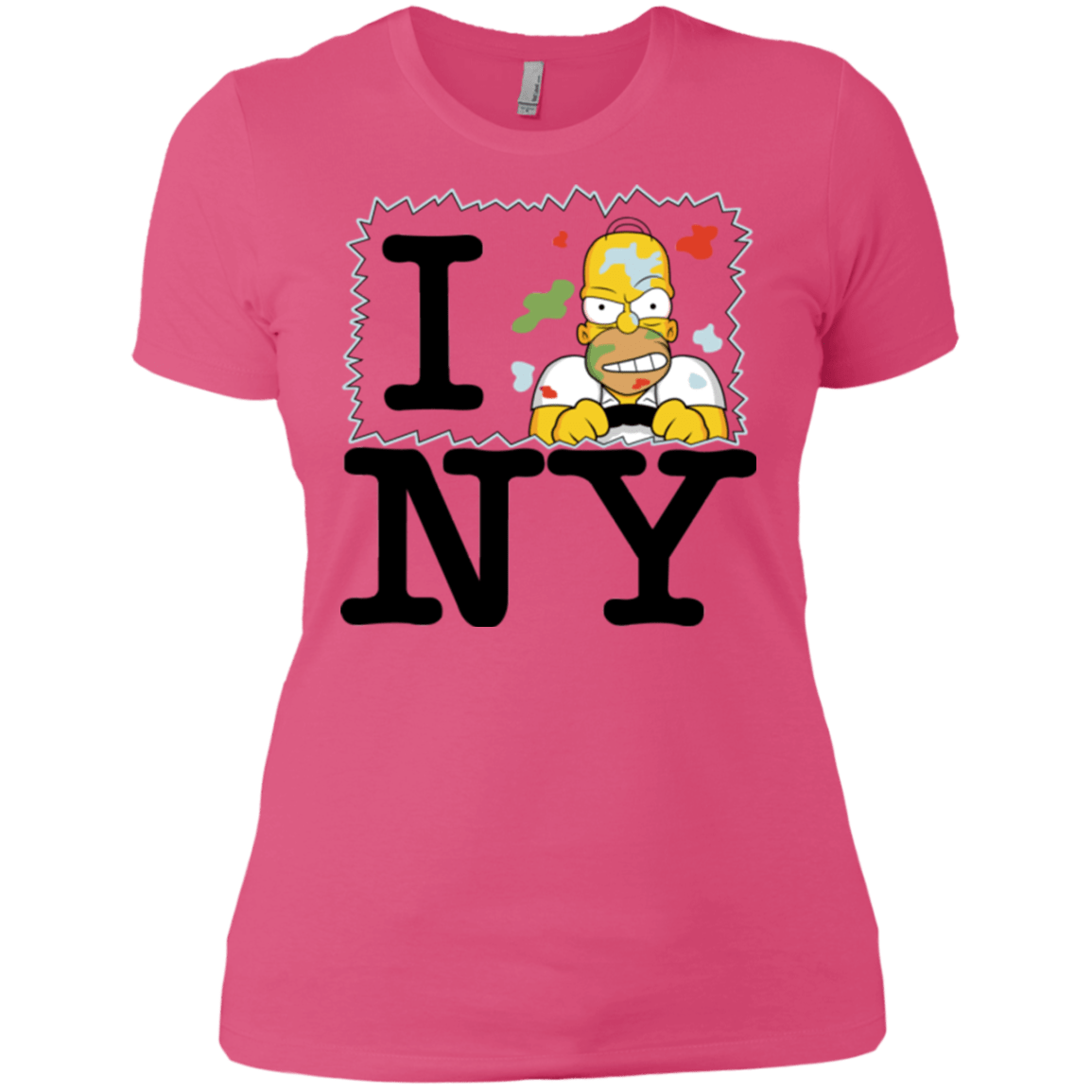 T-Shirts Hot Pink / X-Small I Hate NY Women's Premium T-Shirt