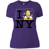 T-Shirts Purple Rush/ / X-Small I Hate NY Women's Premium T-Shirt