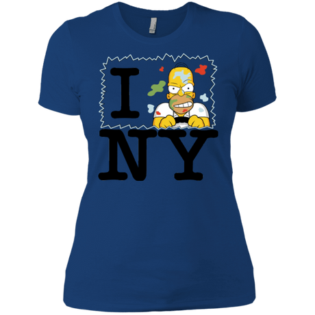 T-Shirts Royal / X-Small I Hate NY Women's Premium T-Shirt