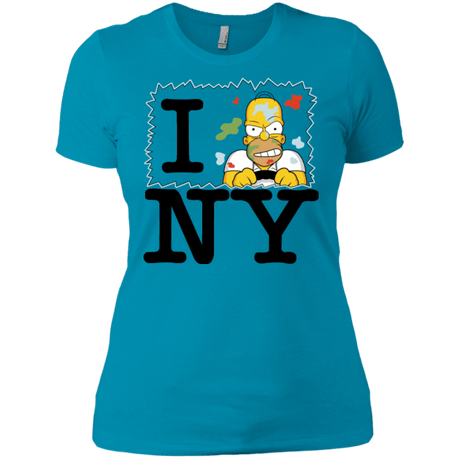T-Shirts Turquoise / X-Small I Hate NY Women's Premium T-Shirt