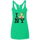 T-Shirts Envy / X-Small I Hate NY Women's Triblend Racerback Tank