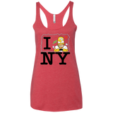 T-Shirts Vintage Red / X-Small I Hate NY Women's Triblend Racerback Tank