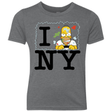 T-Shirts Premium Heather / YXS I Hate NY Youth Triblend T-Shirt