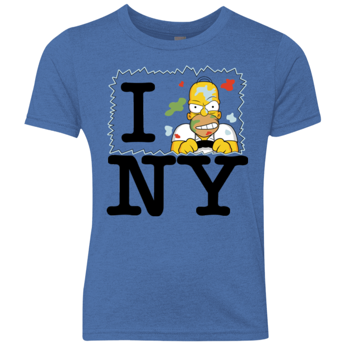 T-Shirts Vintage Royal / YXS I Hate NY Youth Triblend T-Shirt