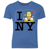 T-Shirts Vintage Royal / YXS I Hate NY Youth Triblend T-Shirt