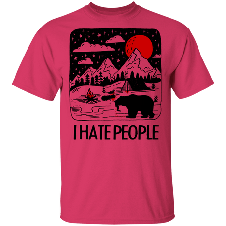 T-Shirts Heliconia / S I Hate People T-Shirt