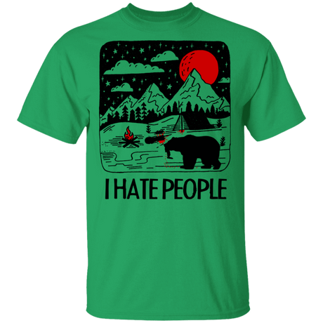T-Shirts Irish Green / S I Hate People T-Shirt