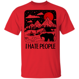 T-Shirts Red / S I Hate People T-Shirt