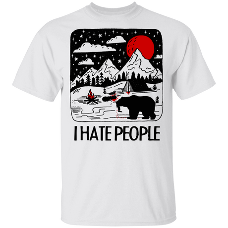 T-Shirts White / S I Hate People T-Shirt