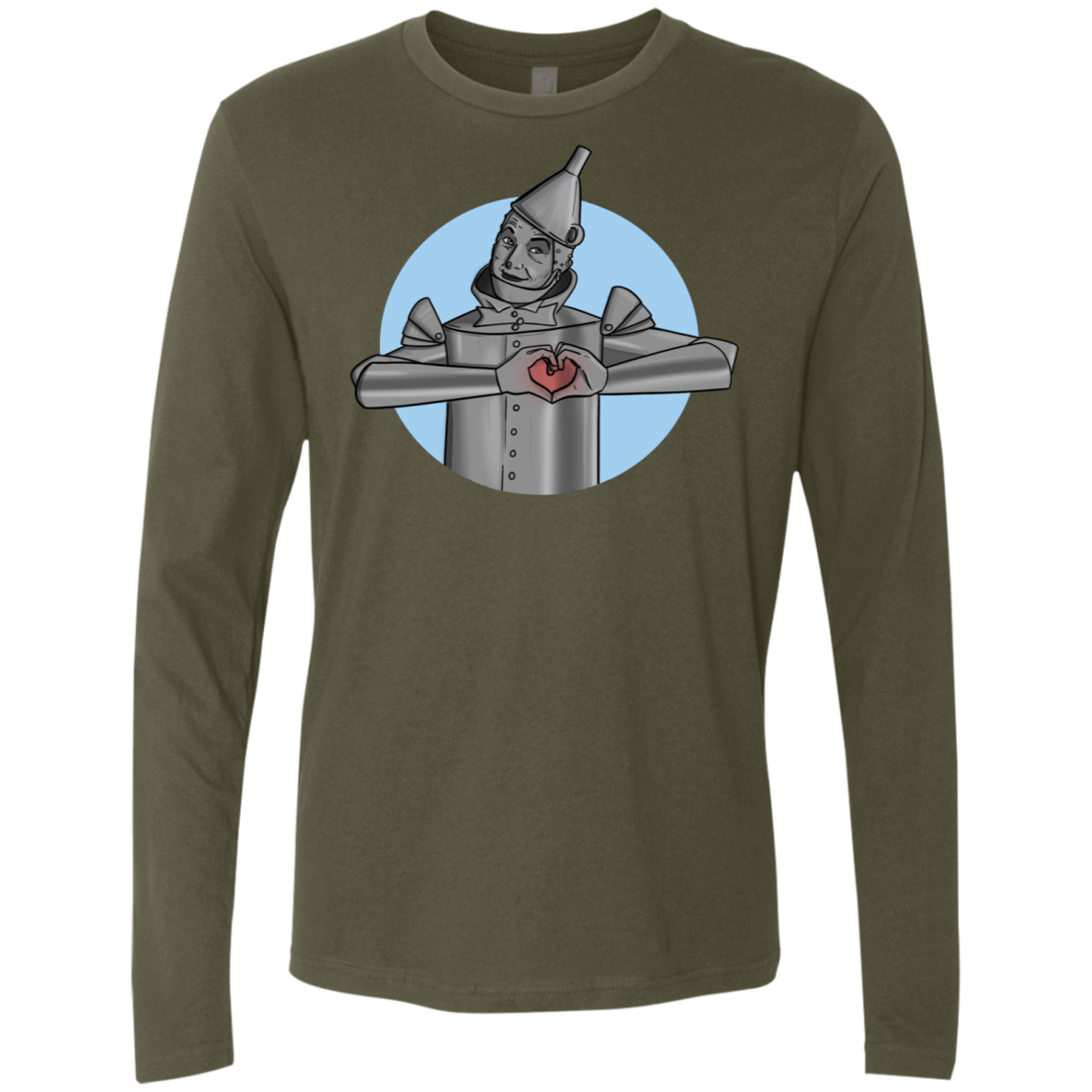 T-Shirts Military Green / S I Have a Heart Men's Premium Long Sleeve