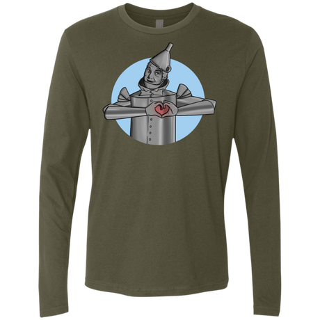 T-Shirts Military Green / S I Have a Heart Men's Premium Long Sleeve