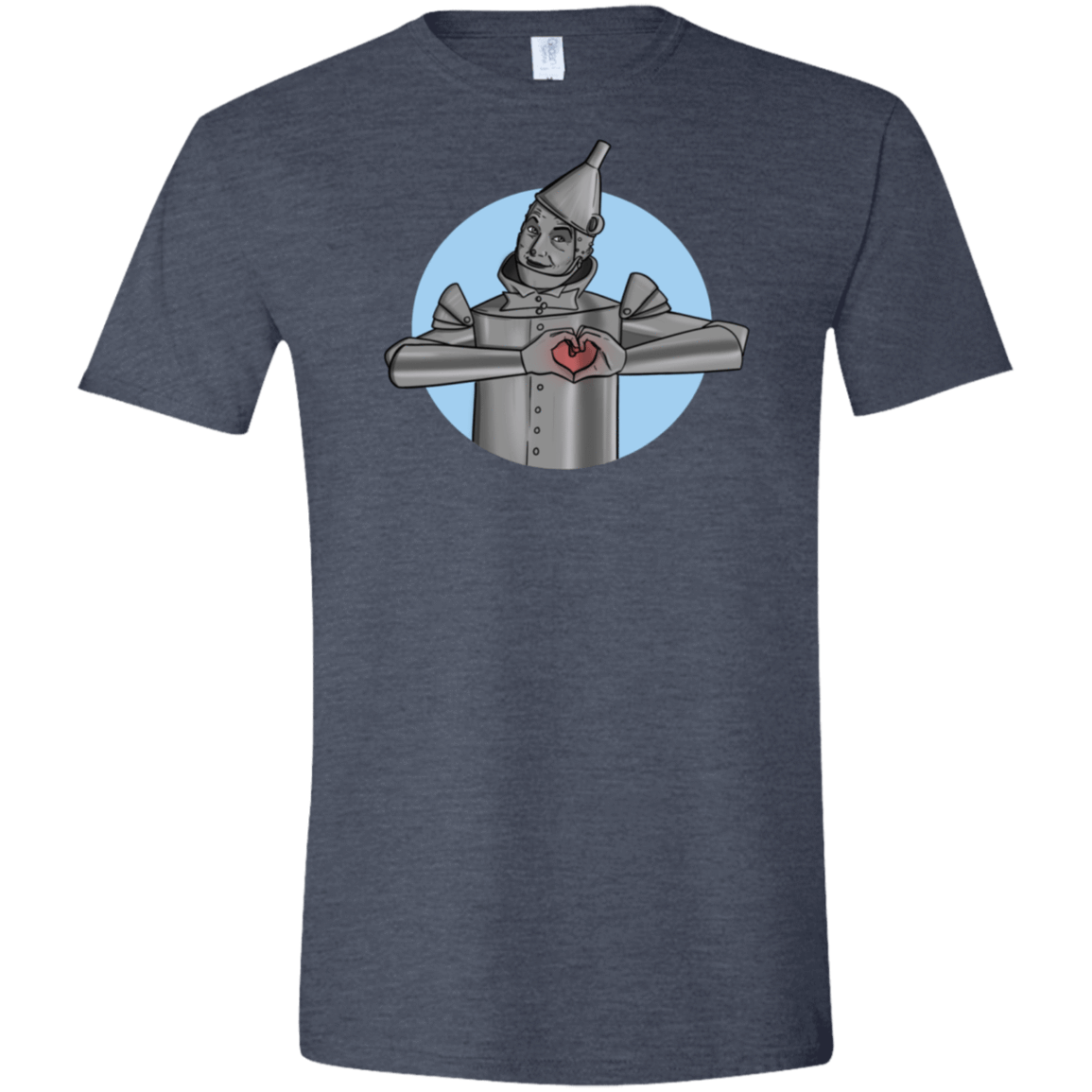 T-Shirts Heather Navy / S I Have a Heart Men's Semi-Fitted Softstyle