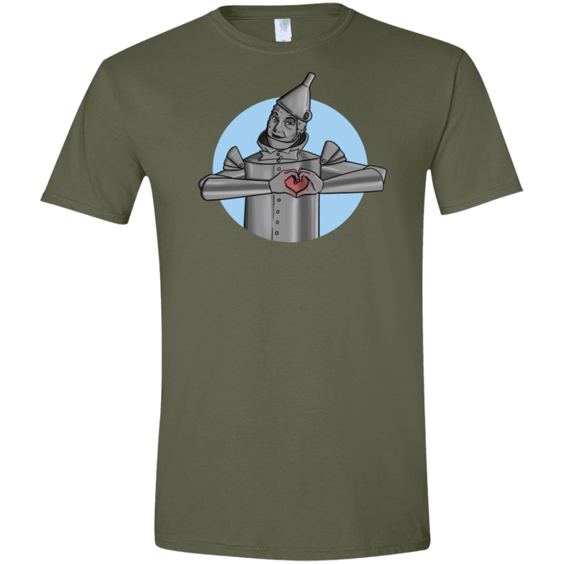 T-Shirts Military Green / S I Have a Heart Men's Semi-Fitted Softstyle