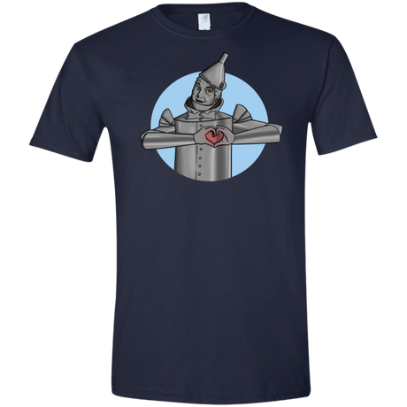 T-Shirts Navy / X-Small I Have a Heart Men's Semi-Fitted Softstyle