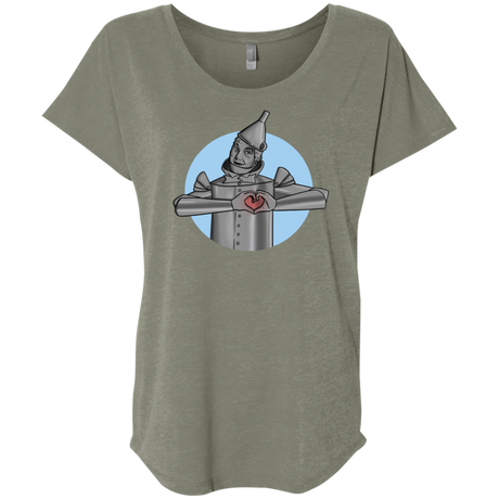 T-Shirts Venetian Grey / X-Small I Have a Heart Triblend Dolman Sleeve