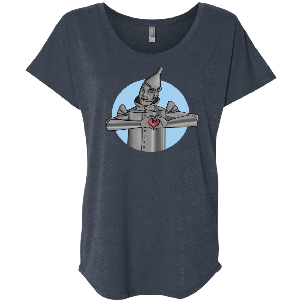 T-Shirts Vintage Navy / X-Small I Have a Heart Triblend Dolman Sleeve