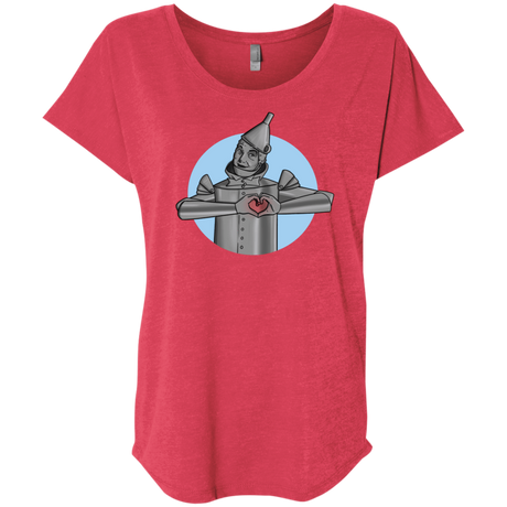 T-Shirts Vintage Red / X-Small I Have a Heart Triblend Dolman Sleeve