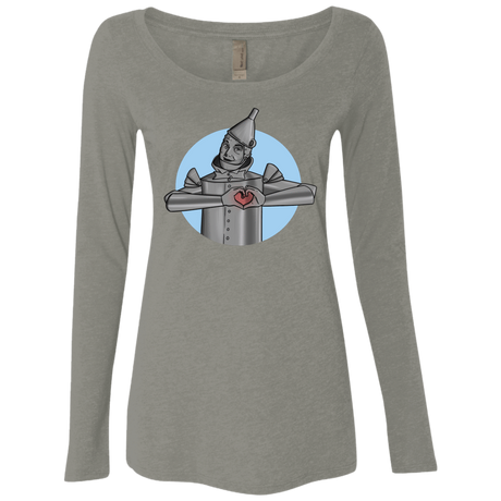 T-Shirts Venetian Grey / S I Have a Heart Women's Triblend Long Sleeve Shirt