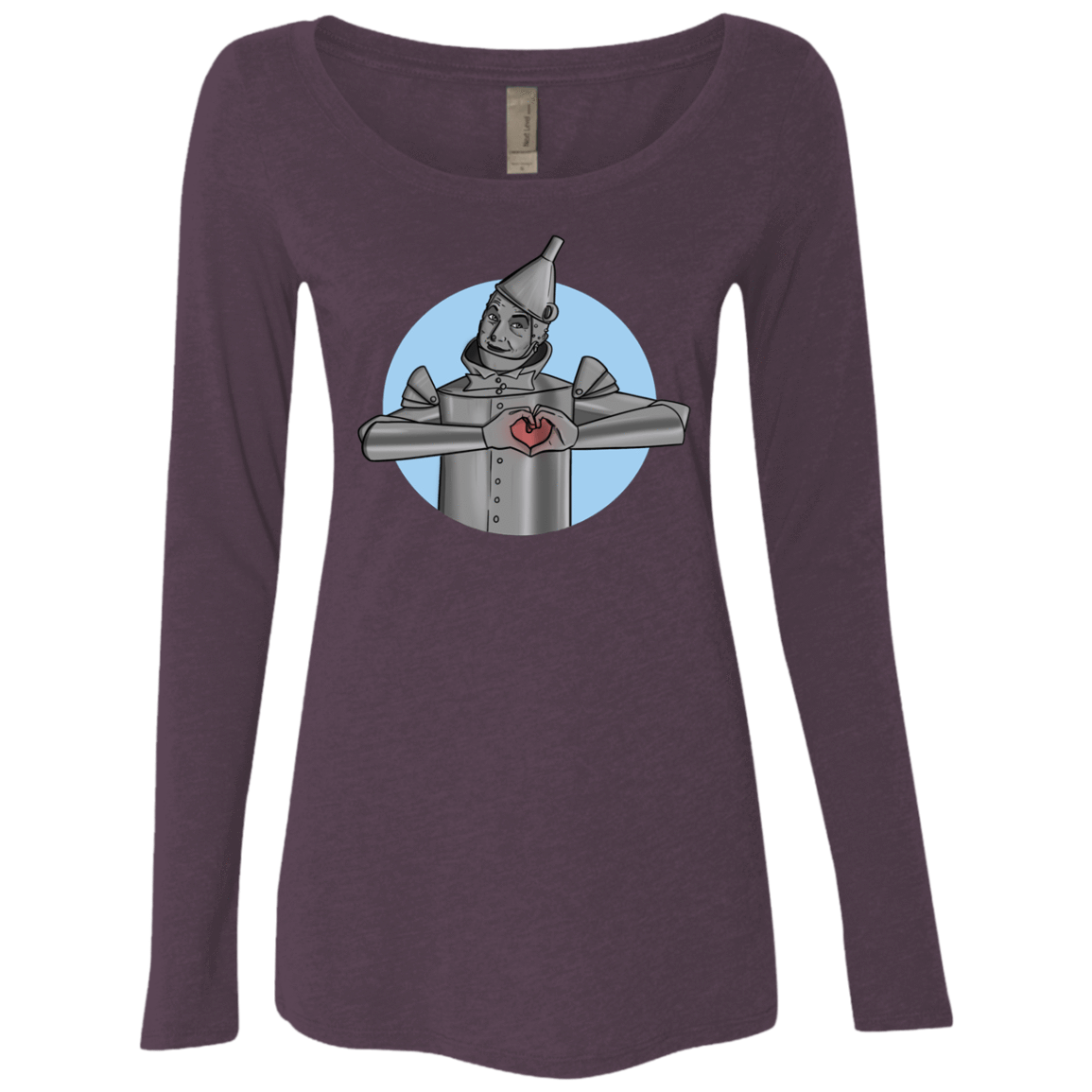T-Shirts Vintage Purple / S I Have a Heart Women's Triblend Long Sleeve Shirt