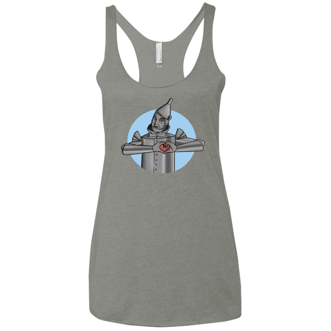 T-Shirts Venetian Grey / X-Small I Have a Heart Women's Triblend Racerback Tank