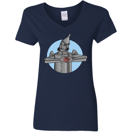 T-Shirts Navy / S I Have a Heart Women's V-Neck T-Shirt