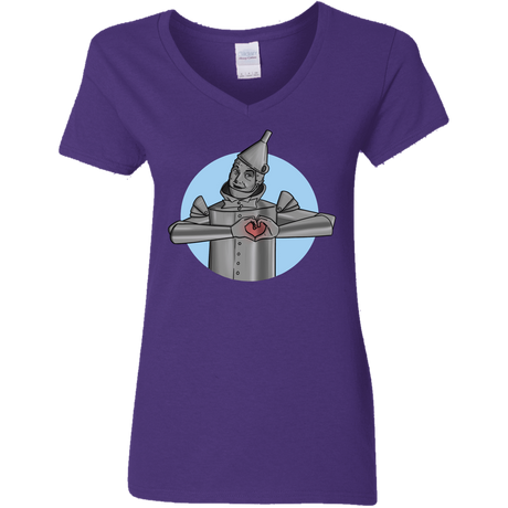 T-Shirts Purple / S I Have a Heart Women's V-Neck T-Shirt