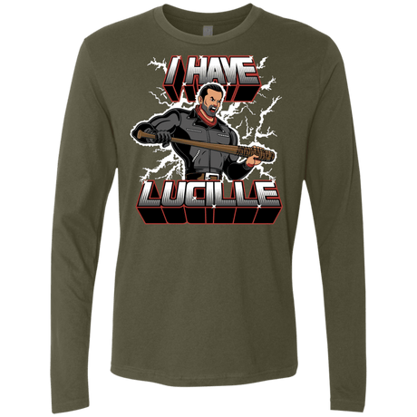 T-Shirts Military Green / Small I Have Lucille Men's Premium Long Sleeve