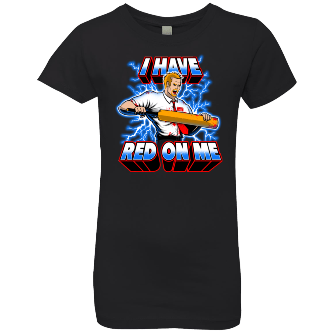 T-Shirts Black / YXS I have red on me Girls Premium T-Shirt