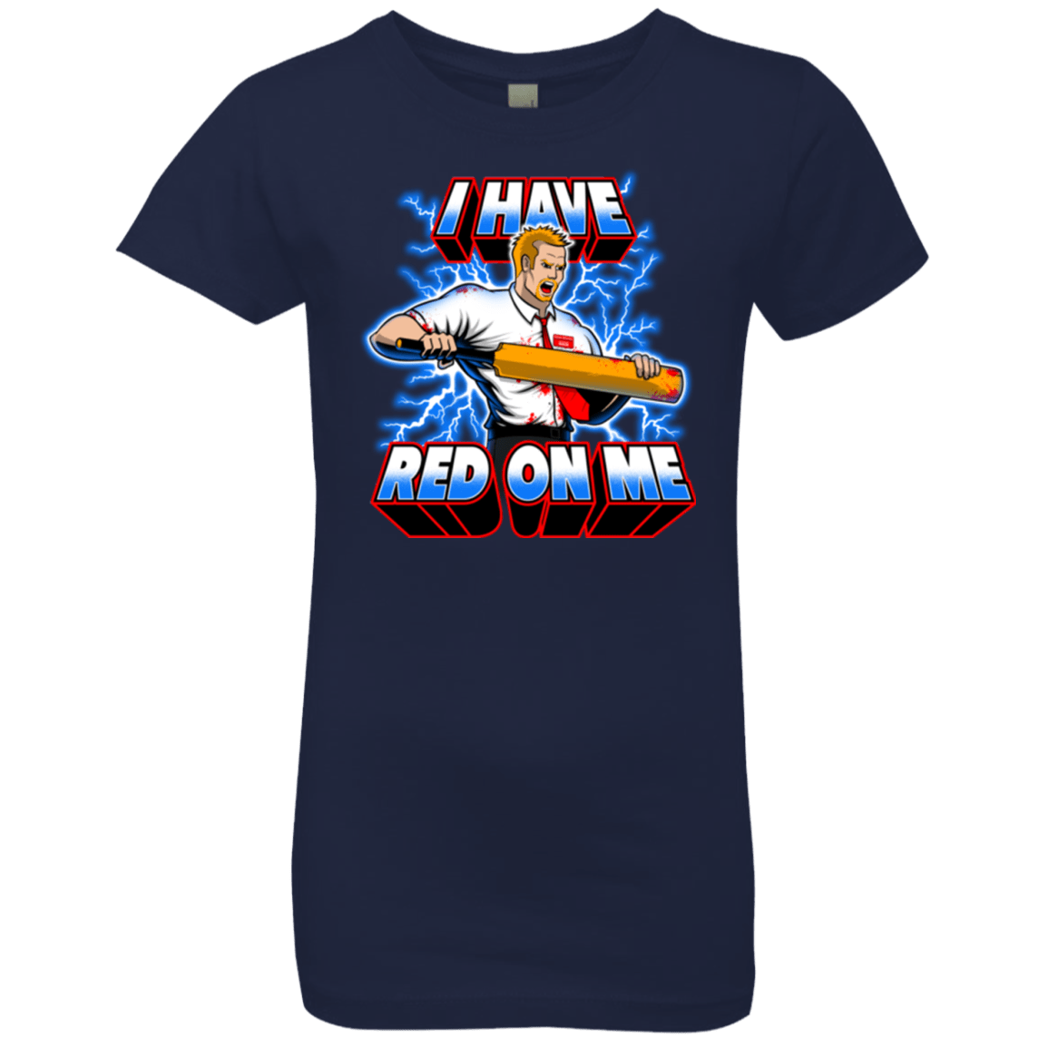 T-Shirts Midnight Navy / YXS I have red on me Girls Premium T-Shirt
