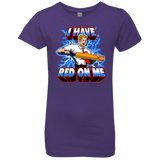 T-Shirts Purple Rush / YXS I have red on me Girls Premium T-Shirt