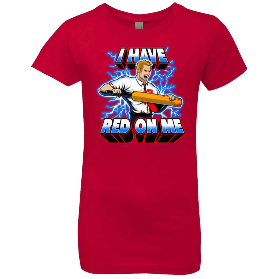 T-Shirts Red / YXS I have red on me Girls Premium T-Shirt