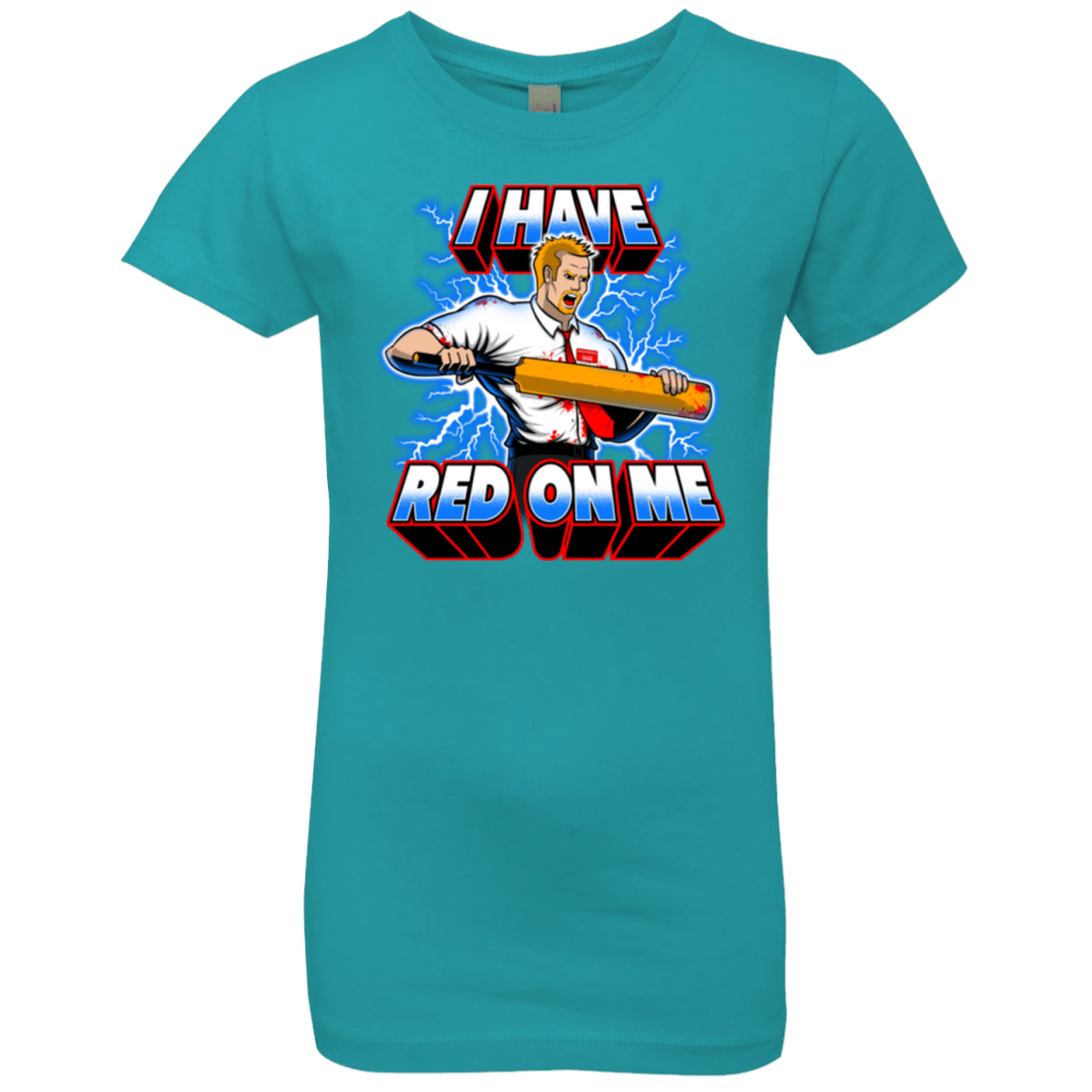 T-Shirts Tahiti Blue / YXS I have red on me Girls Premium T-Shirt