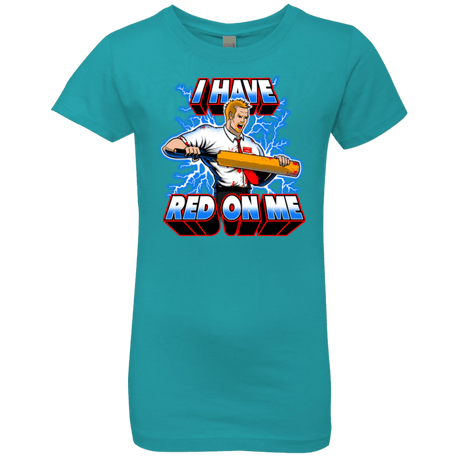 T-Shirts Tahiti Blue / YXS I have red on me Girls Premium T-Shirt