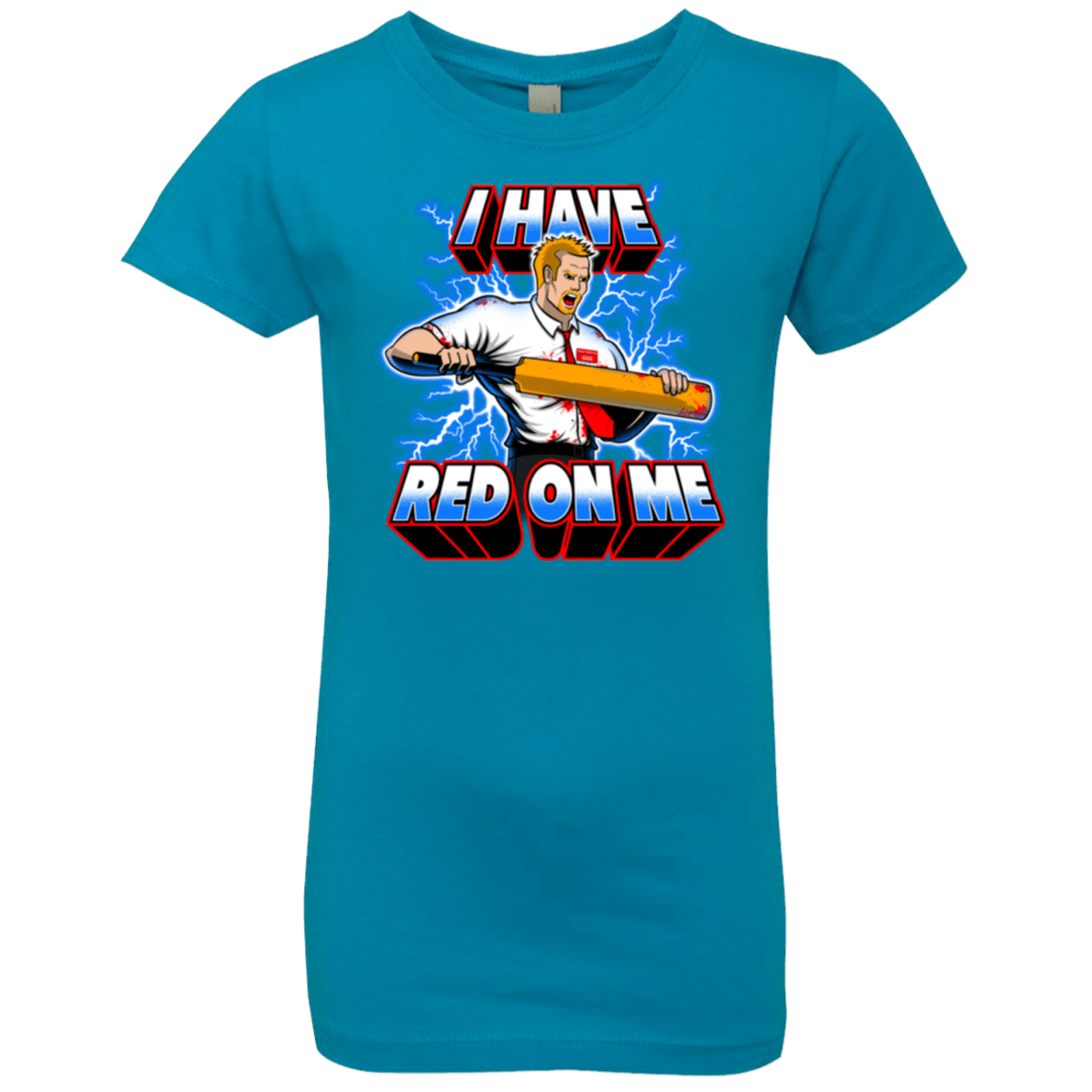T-Shirts Turquoise / YXS I have red on me Girls Premium T-Shirt